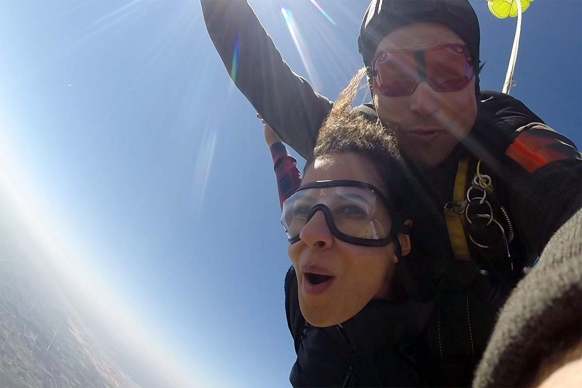 Yallah Skydive - Tandem camera embarquee